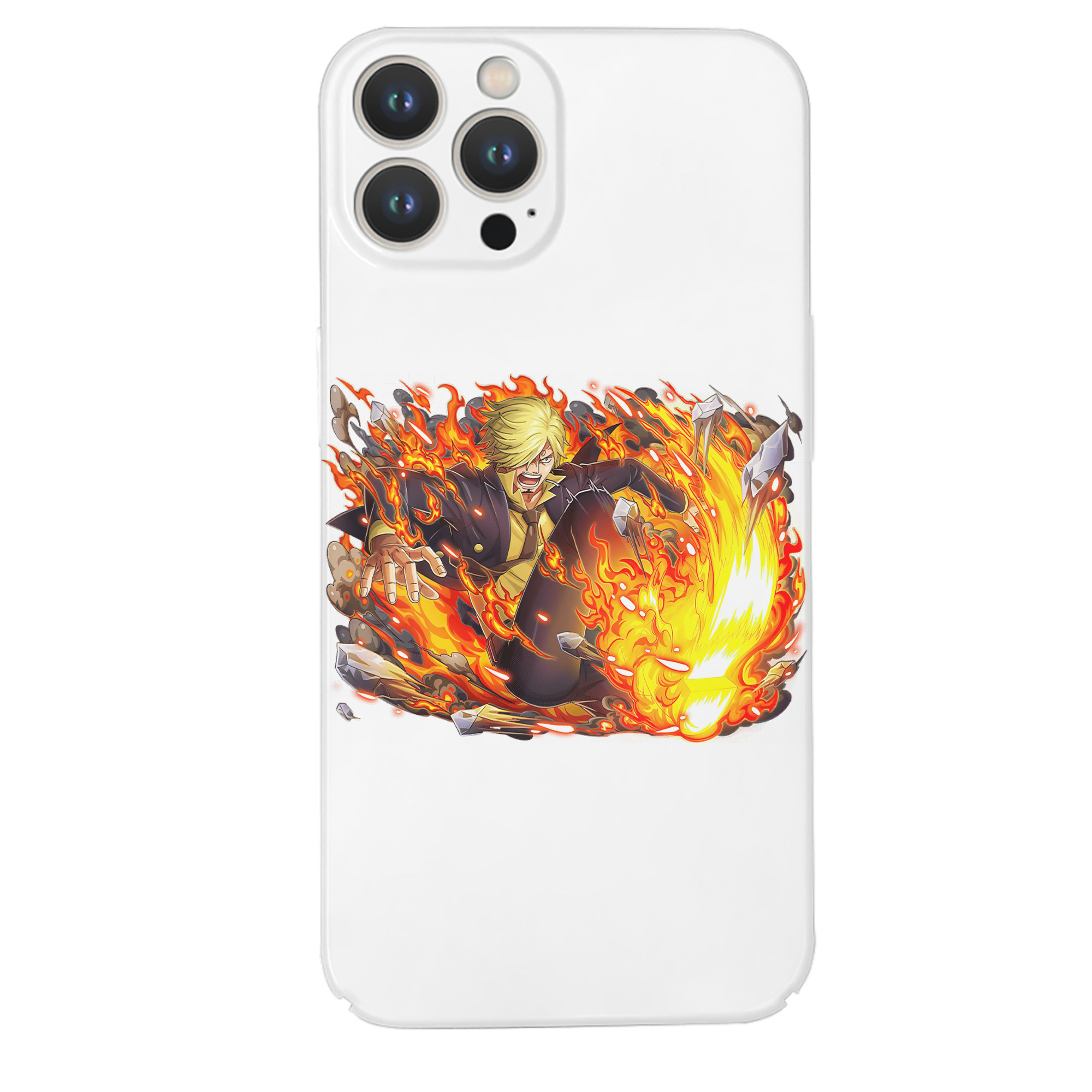 （画像用） ワンピース サンジ ONE PIECE Sanji 【iPhone 14シリーズ対応】ハードケース